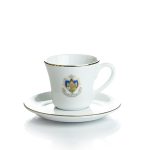 Tazza caffè e piattino "Anniversario"
